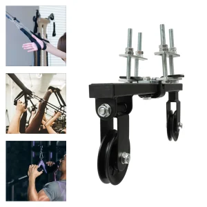 Fitness Pulley Cable Machine System Home Cable Pulley System Workout Arm Biceps Triceps Hand Training Equipment 100KG Capacity