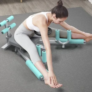 Leg Stretcher,Adjustable 0-210° Silent Stretching Machine with Ergonomic Cushion,Heavy-Duty Steel Frame Supports 330lbs,Home Gym