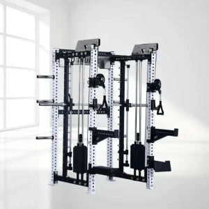 Commercial Gym Equipment Smith Machine Multi Functional Power Squat Rack Cable Crossover Machine 3D Smith